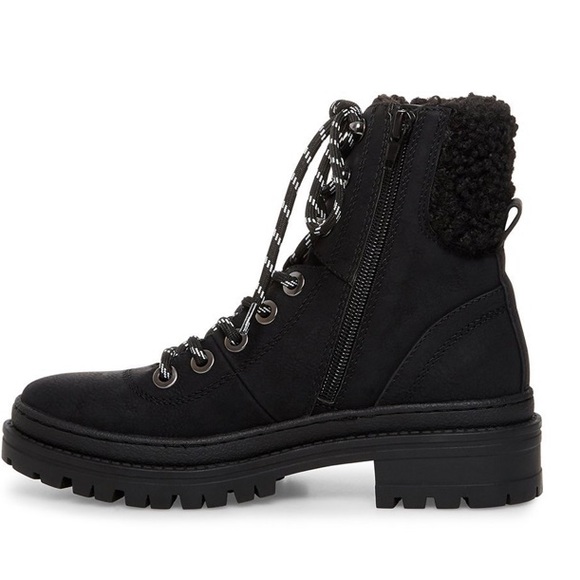 Steve Madden Keystone Boot faux fur lace up ✅ - Picture 5 of 10